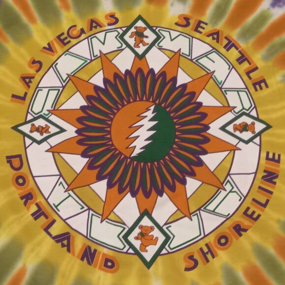 Grateful Dead Steal Your Feathers 2X-Large Tie Dye T-Shirt - Picture 4 of 4